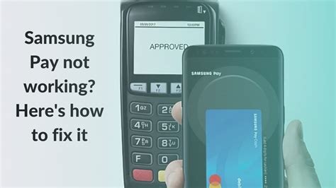 samsung pay not working